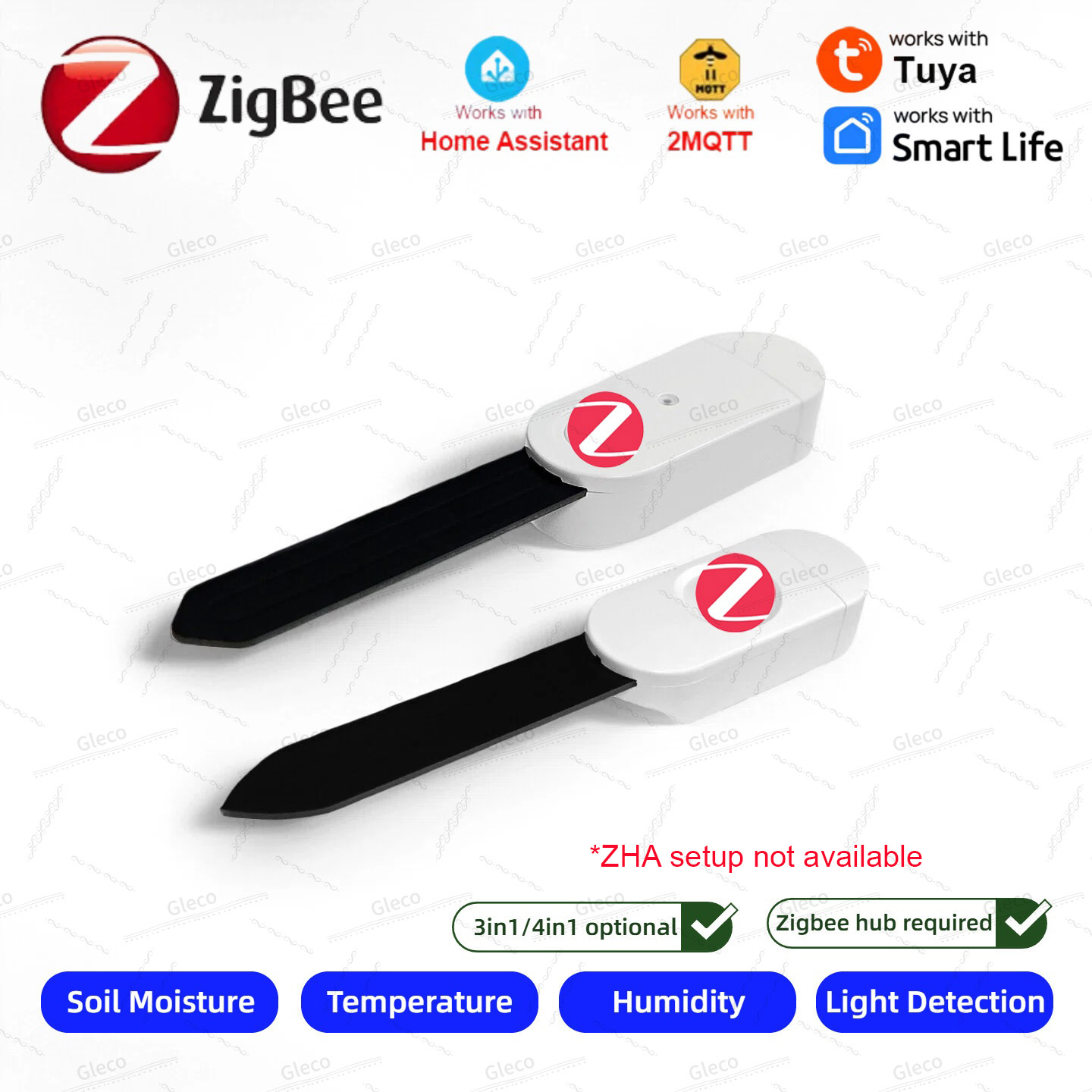 Home Automation Technology - Датчик влажности почвы Zigbee, измеритель температуры,