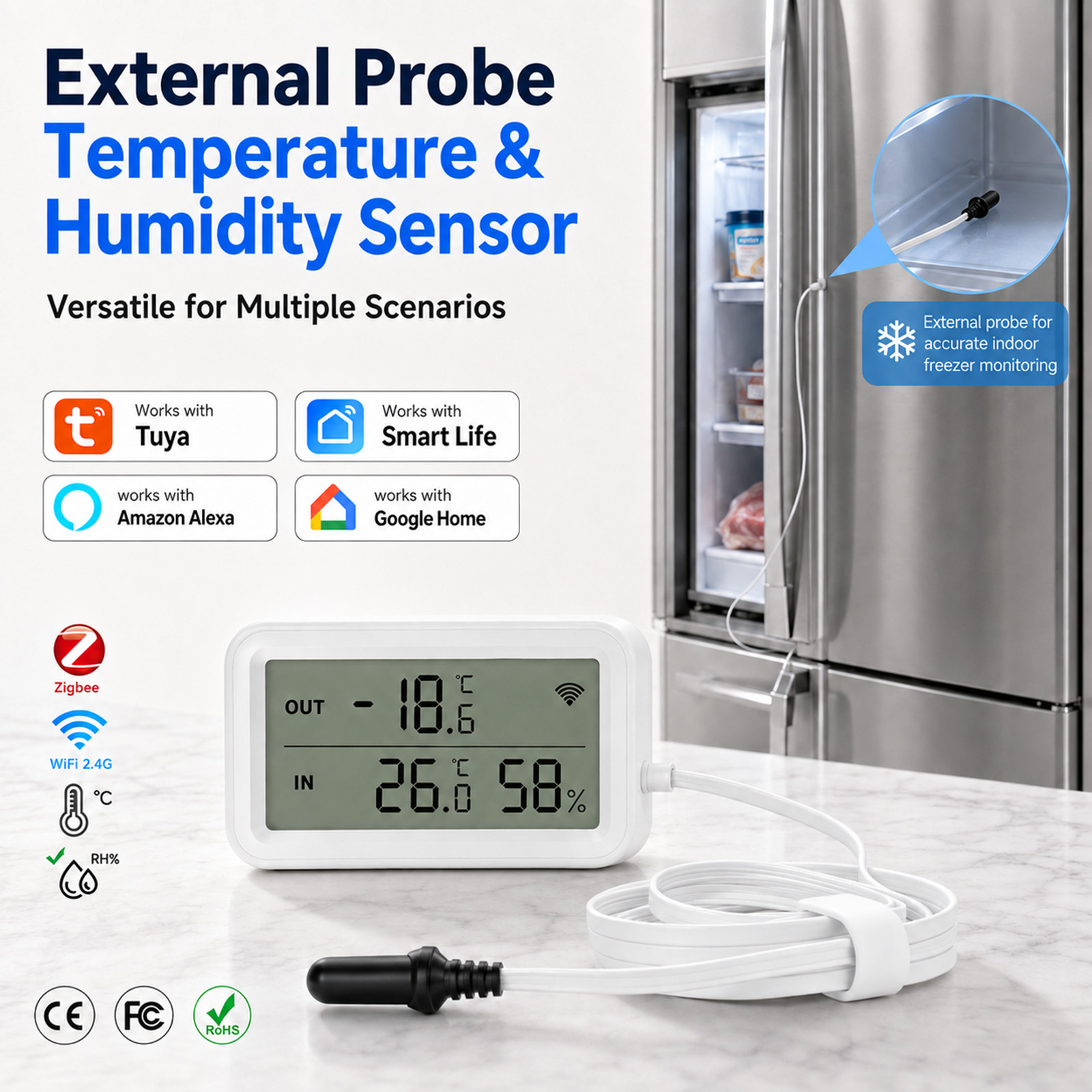 Внешний водонепроницаемый датч – обзор и цена Temperature Humidity Sensor