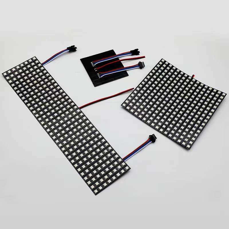 DC12V WS2815 DC5V WS2812B RGB  – обзор и цена Rgb Led Matrix 8X8