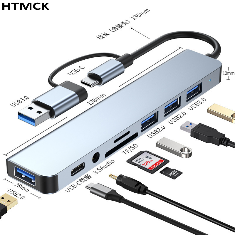 8-в-2 USB-C хаб, многопортовая – обзор и цена Home Assistant Sd