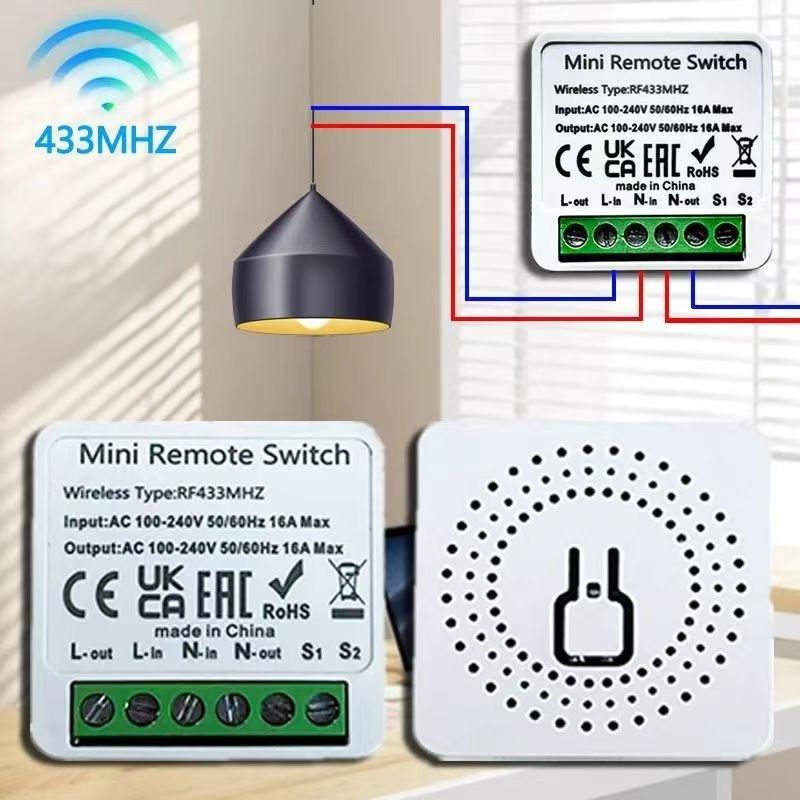 Умный мини-выключатель RF 433  – обзор и цена Diy Home Automation Controller