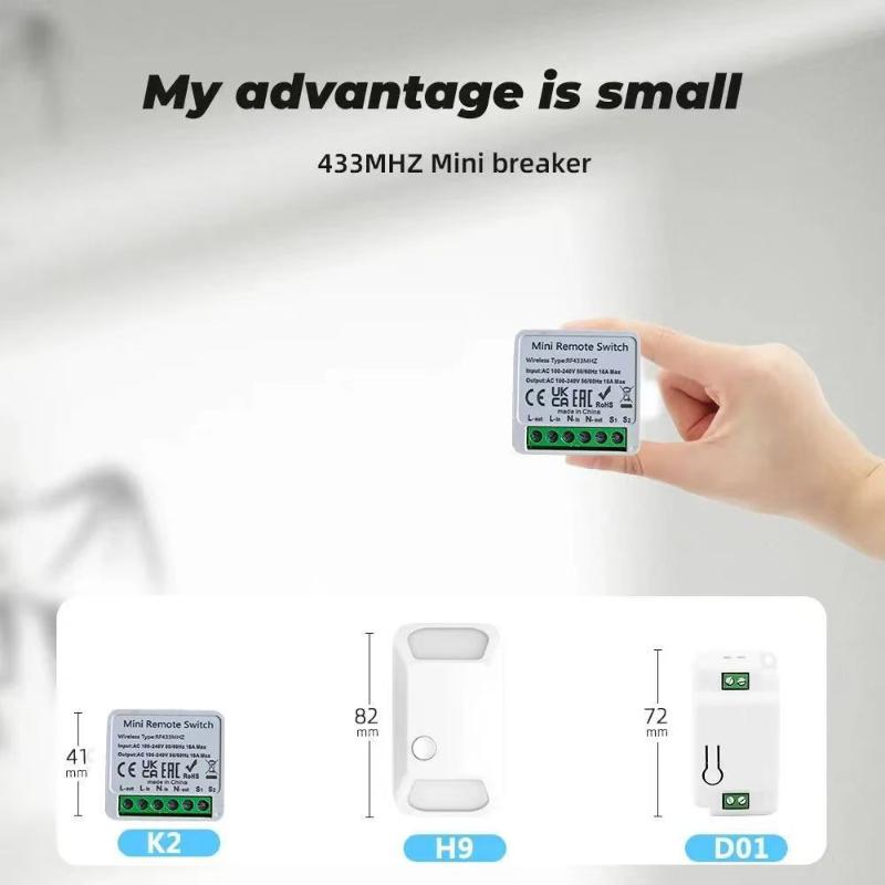 Умный мини-выключатель RF 433  – обзор и цена Diy Home Automation Controller